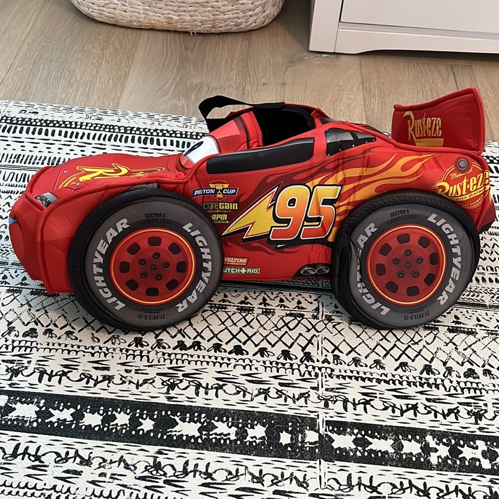 Lightening McQueen 3D Toddler Halloween Costume